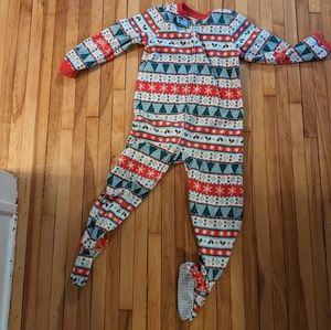 5T Carter's Fleece Christmas Footies